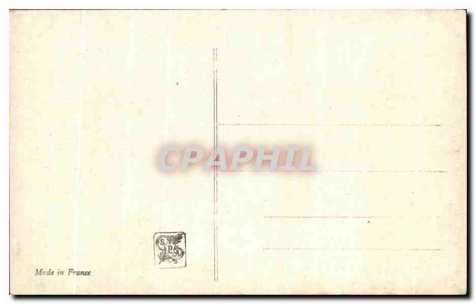 Portrait d'un prélat — Série du Salon de Paris 1912 — H. Bruspot — Verso