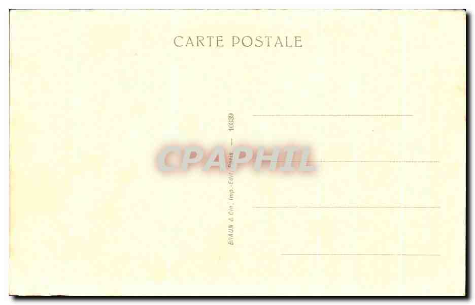 CPA Gericault Officier de Chasseurs a cheval chargeant Paris Musee du Louvre — Verso