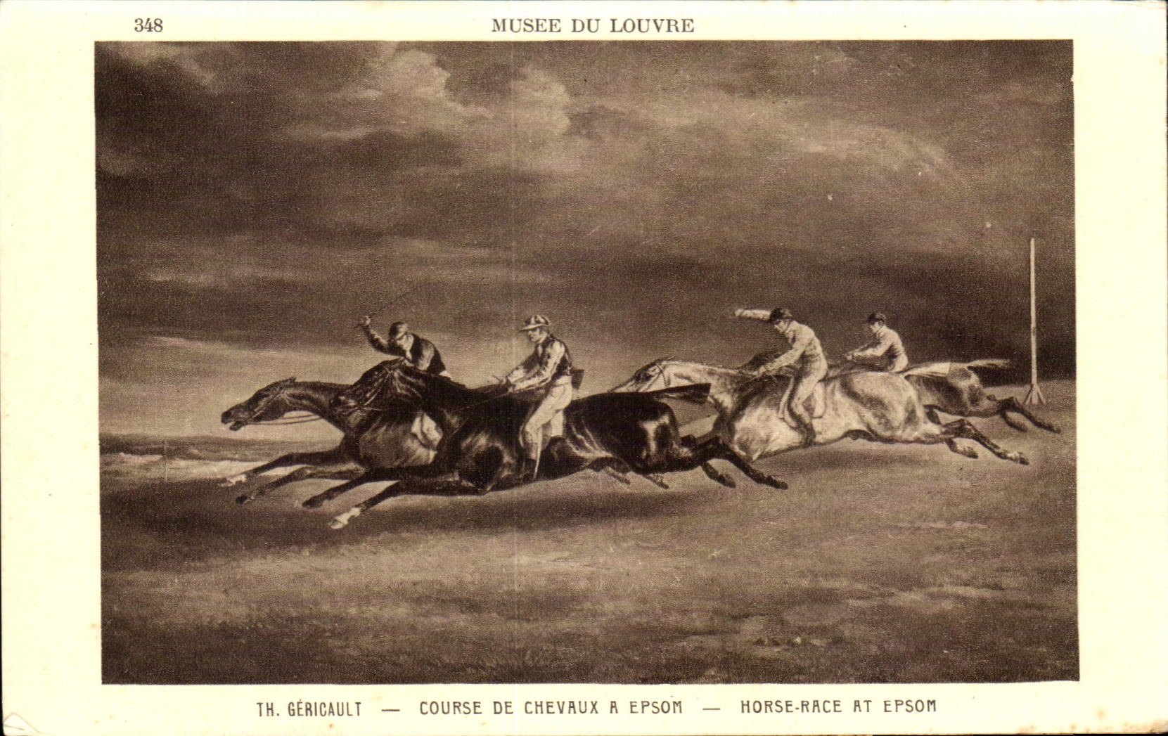 Course de chevaux à Epsom — Th. Géricault — Musée du Louvre