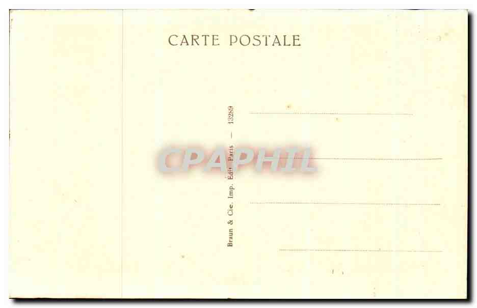CPA Musee Du Louvre Manet Olympia — Verso