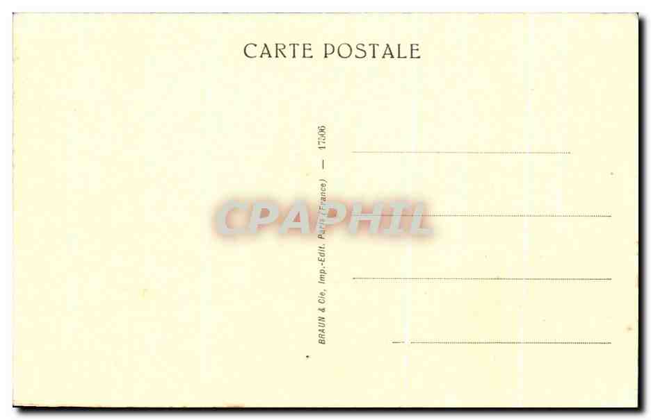 CPA Ingres Portrait De Paganini Violon  — Verso