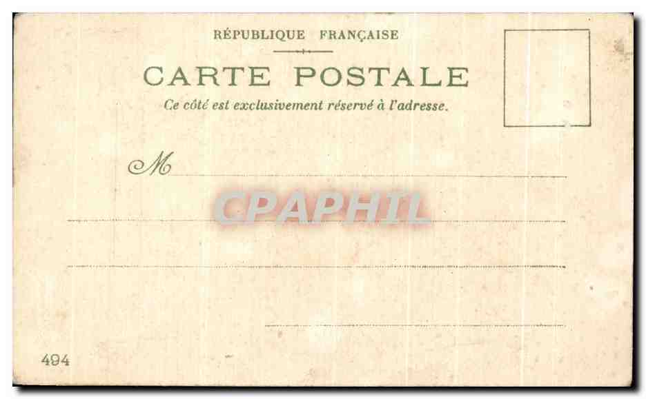 CPA Marguerite Fantaisie Fleurs  — Rückseite