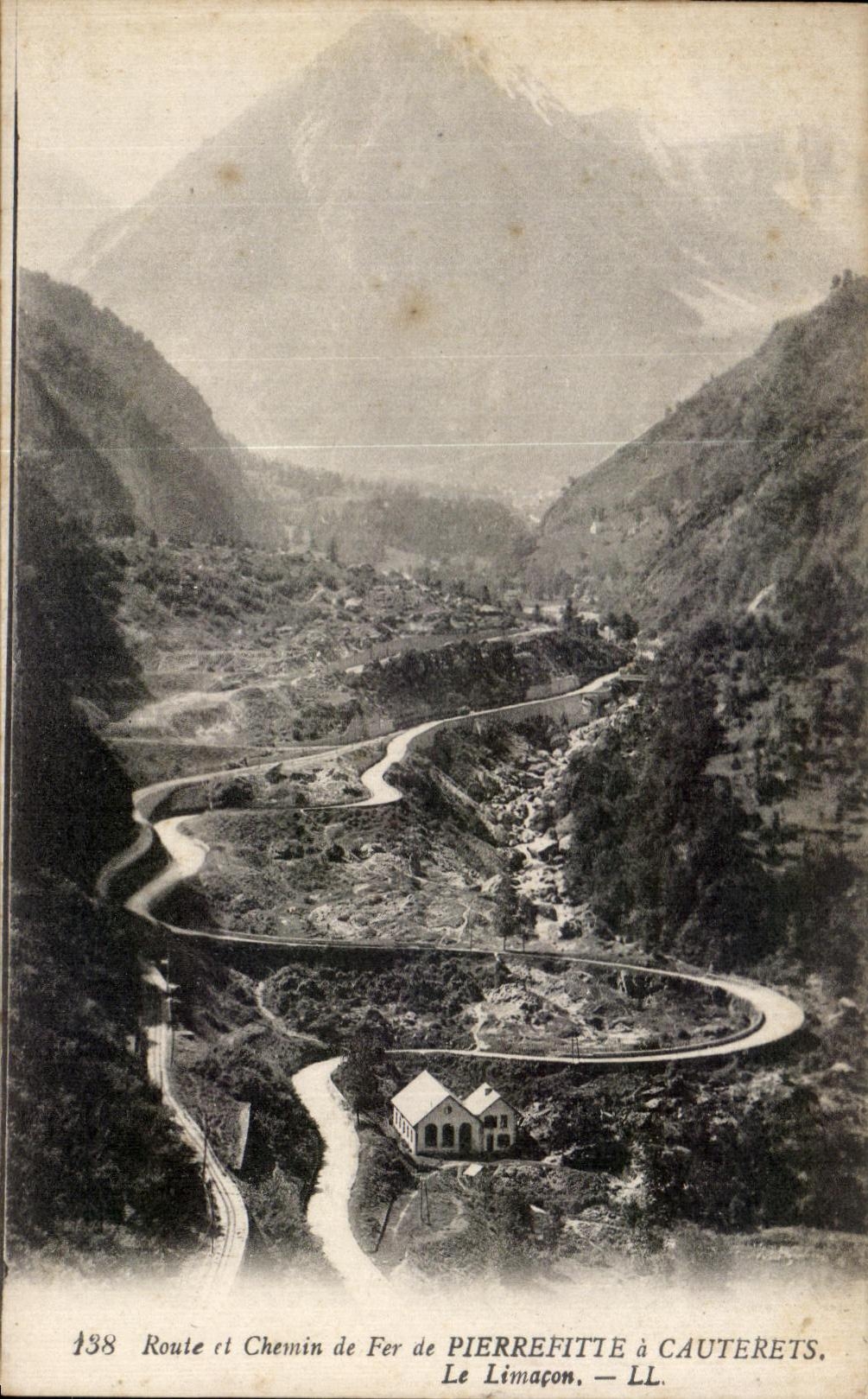 Route et Chemin de Fer de PIERREFITTE à CAUTERETS — Le Limacon — LL