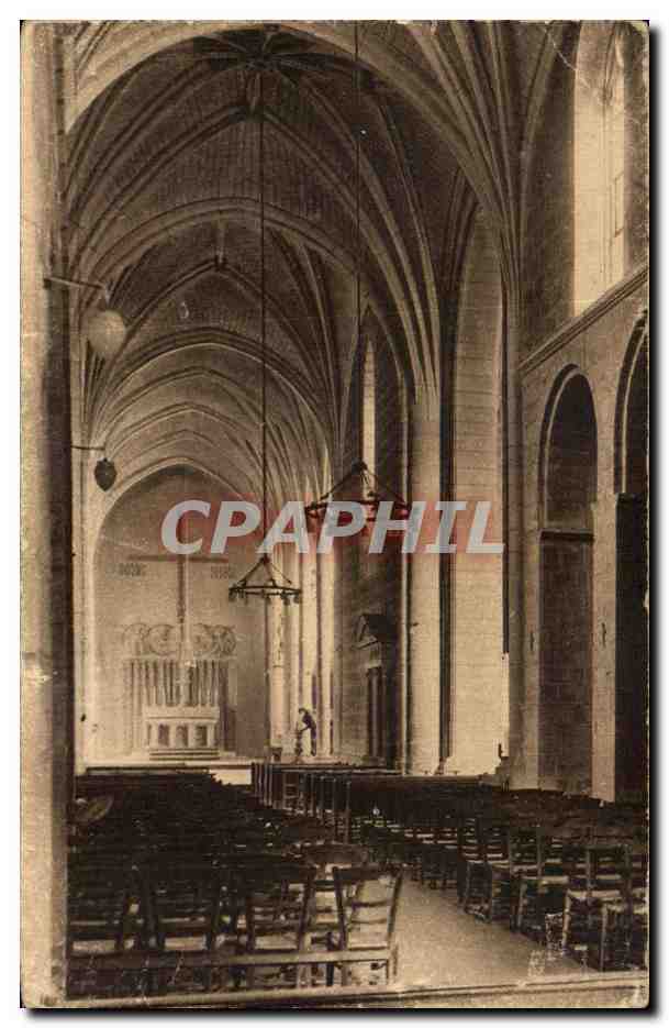 CPA Solesmes L'interieur de Eglise abbatiale
