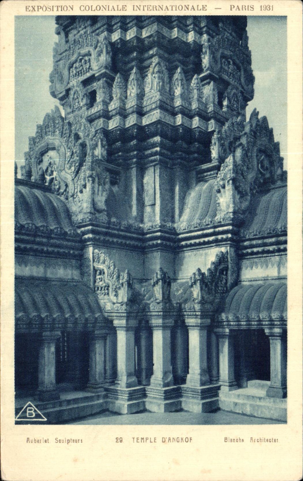 CPA Exposition Coloniale Internationale Paris Temple D'Angkor Paris 1931