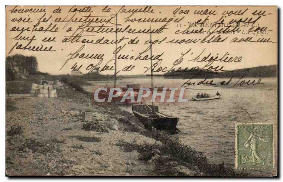 CPA La Mentrel Le port sur la Loire 