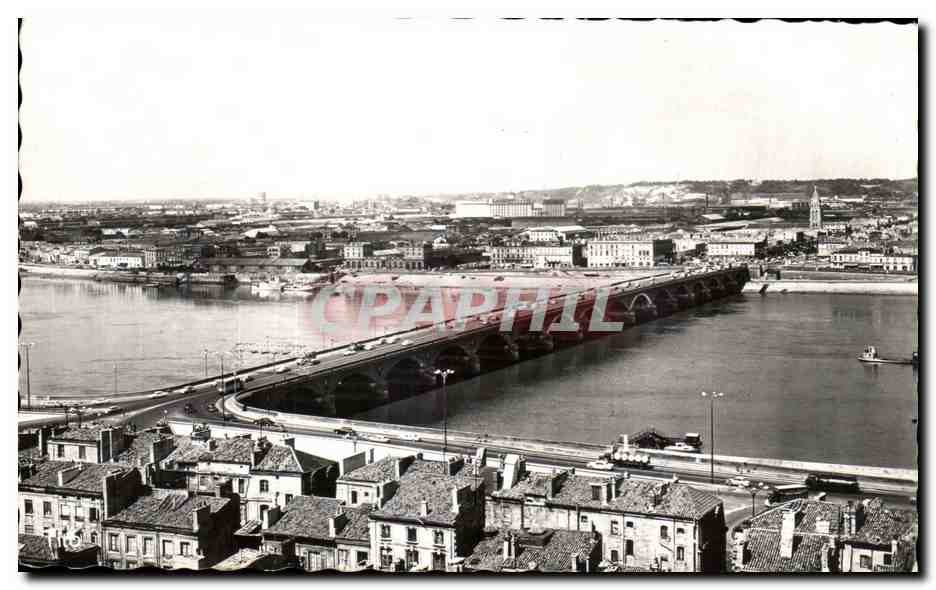CPA Bordeaux Le Pont sur La Garonne 