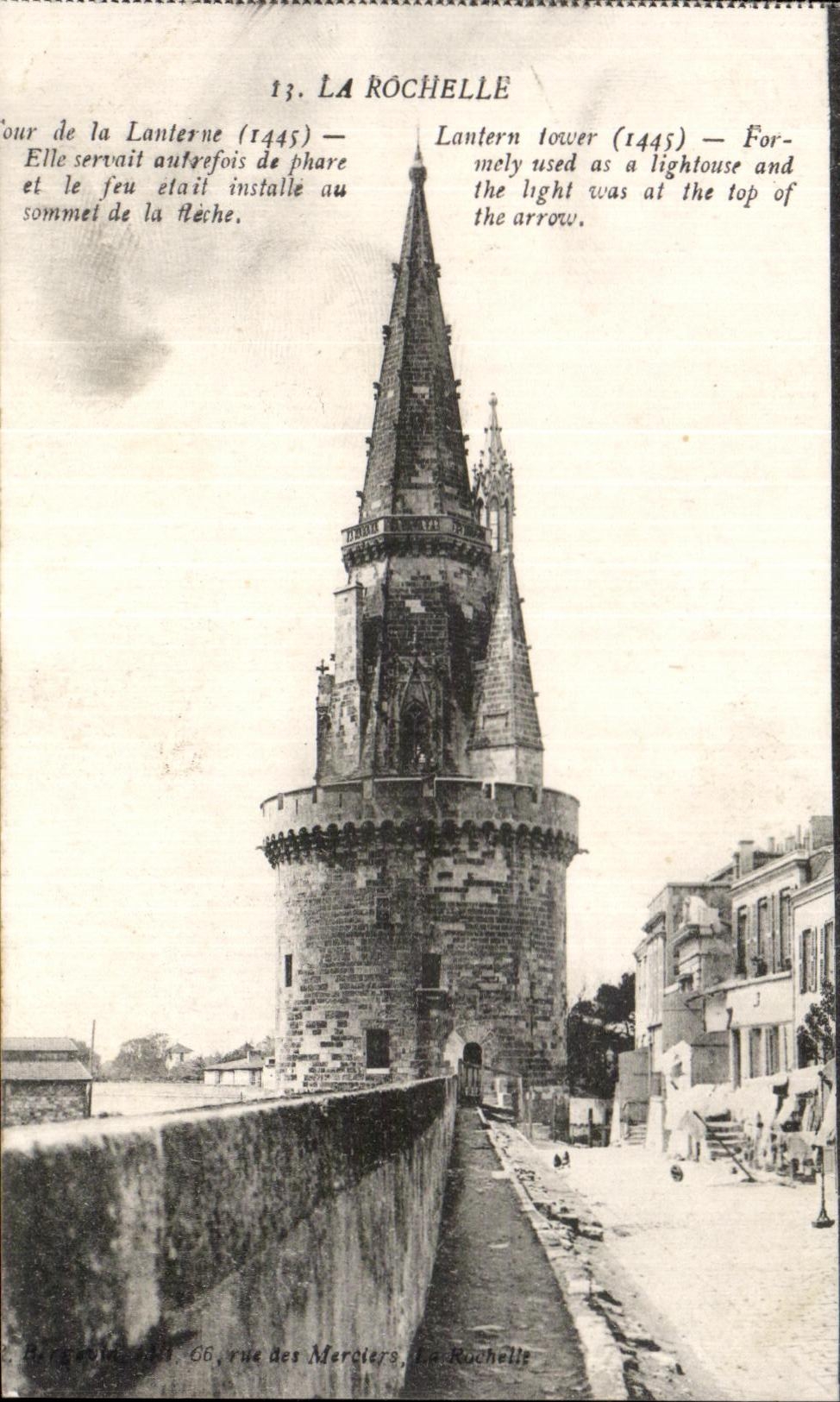 Tour de la Lanterne — Rochelle — Bergé & Cie, n°13