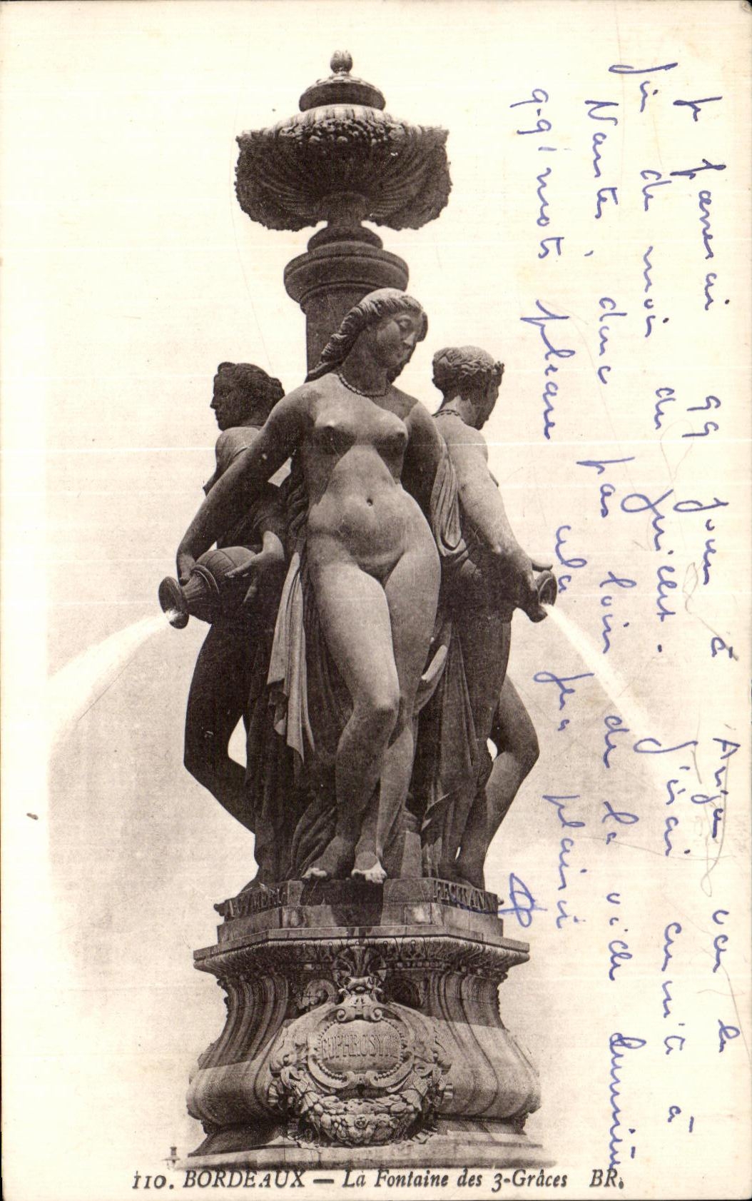 CPA Bordeaux La Fontaine des Graces