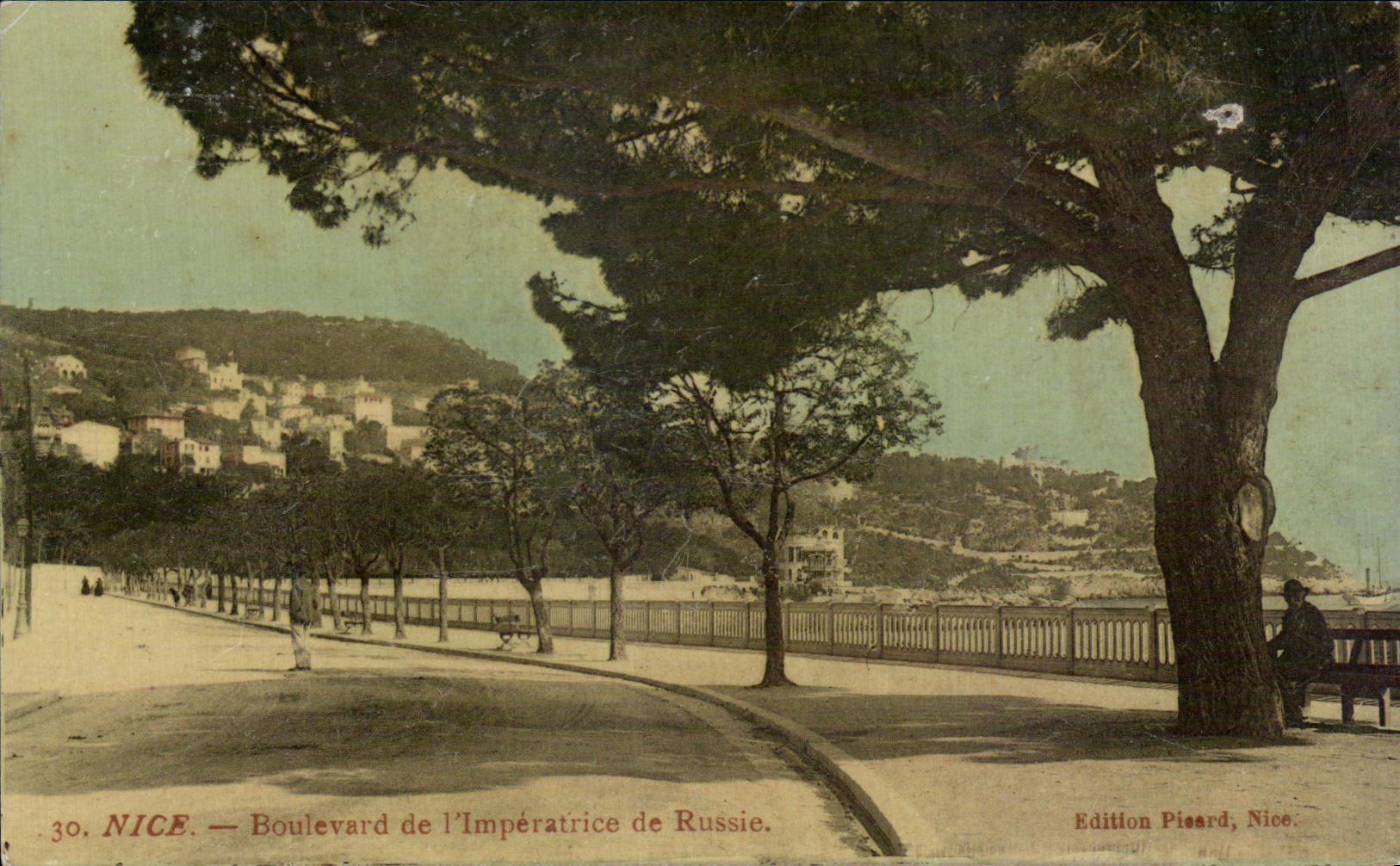 CPA Nice Boulevard de l'Imperatrice de Russie Russia
