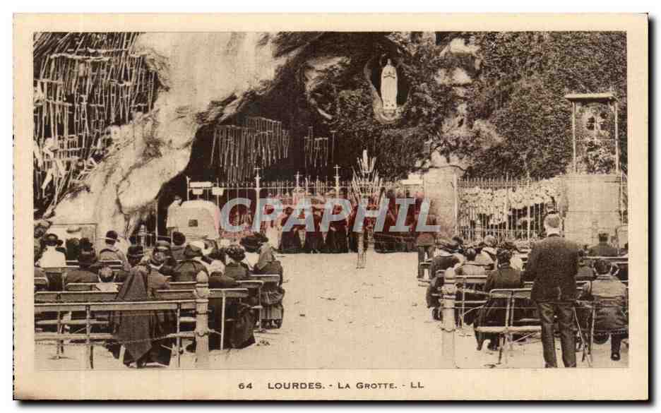 Lourdes - La Grotte — éditeur LL, n° 64