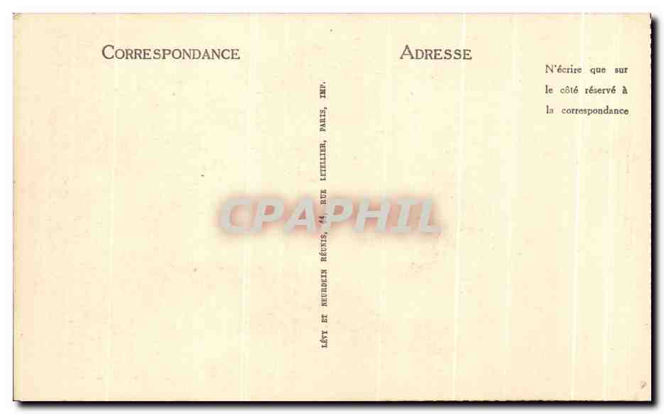 CPA Lourdes Benediction Des Malades  — Verso