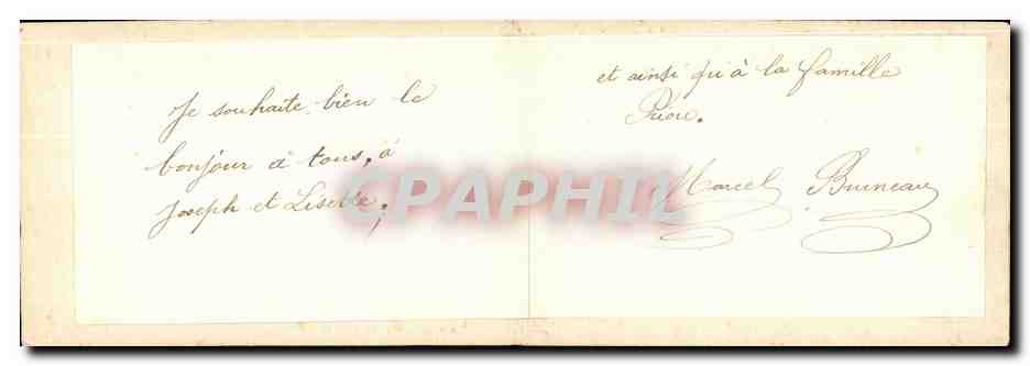 CPA Un bonjour de Chantenay Nantes — Rückseite