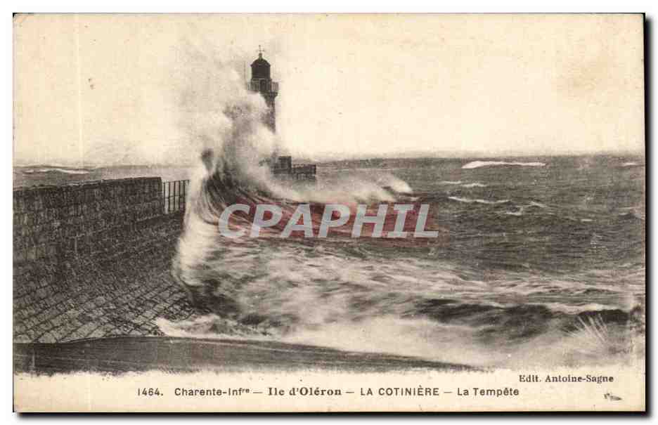 Ile d'Oléron — La Cotinière — La Tempête — Edit. Antoine-Sagne