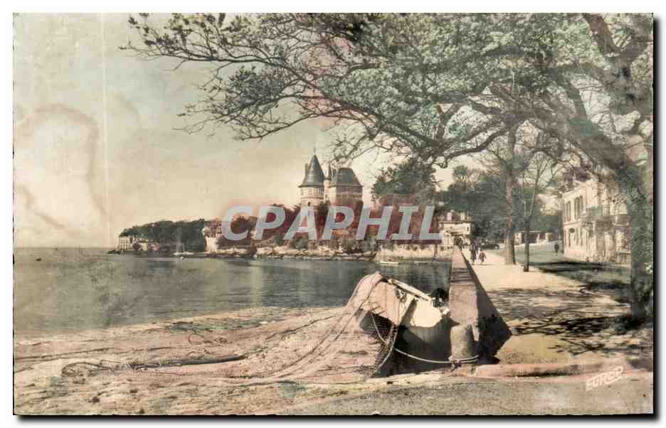 CPA Pornic Le Chateau et la promenade du petit Nice
