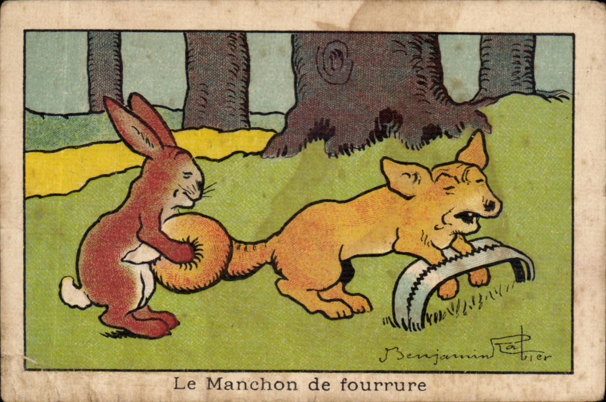 Image Bledine Le Manchon de fourrure Lapin 