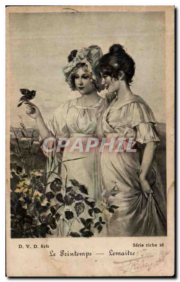 CPA Le Printemps Lemaitre Femmes 