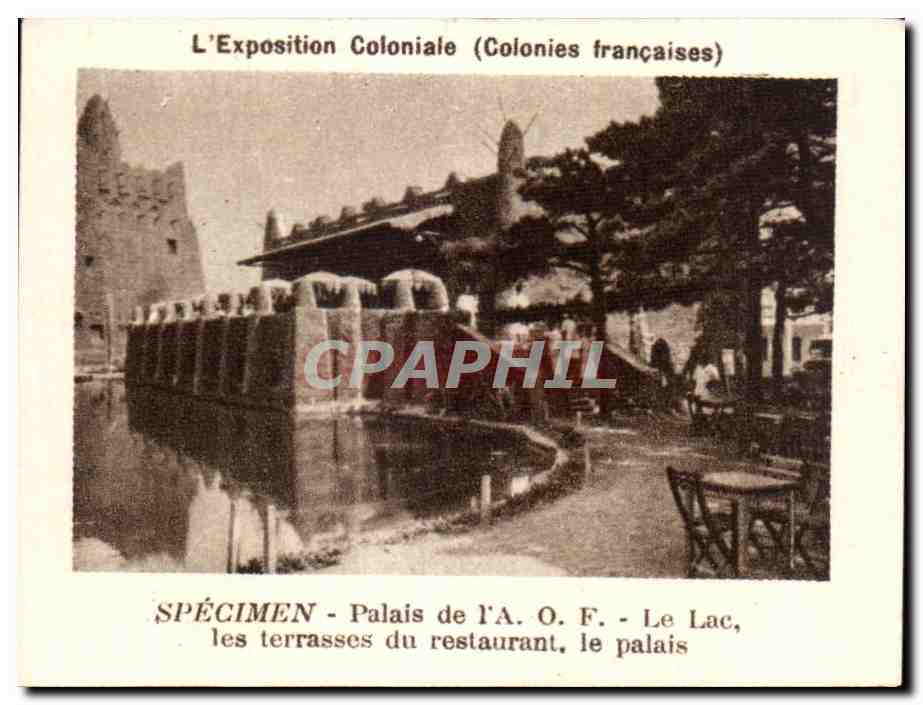 Image La Vache qui rit L'Exposition Coloniale Specimen Palais de les du restaurant le palais