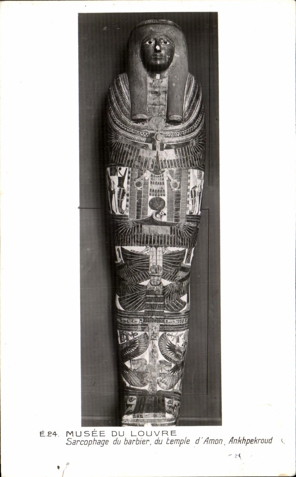Sarcophage d'Amon, Ankhpekrout — Musée du Louvre — Éd. Musées Nationaux, n° É.24