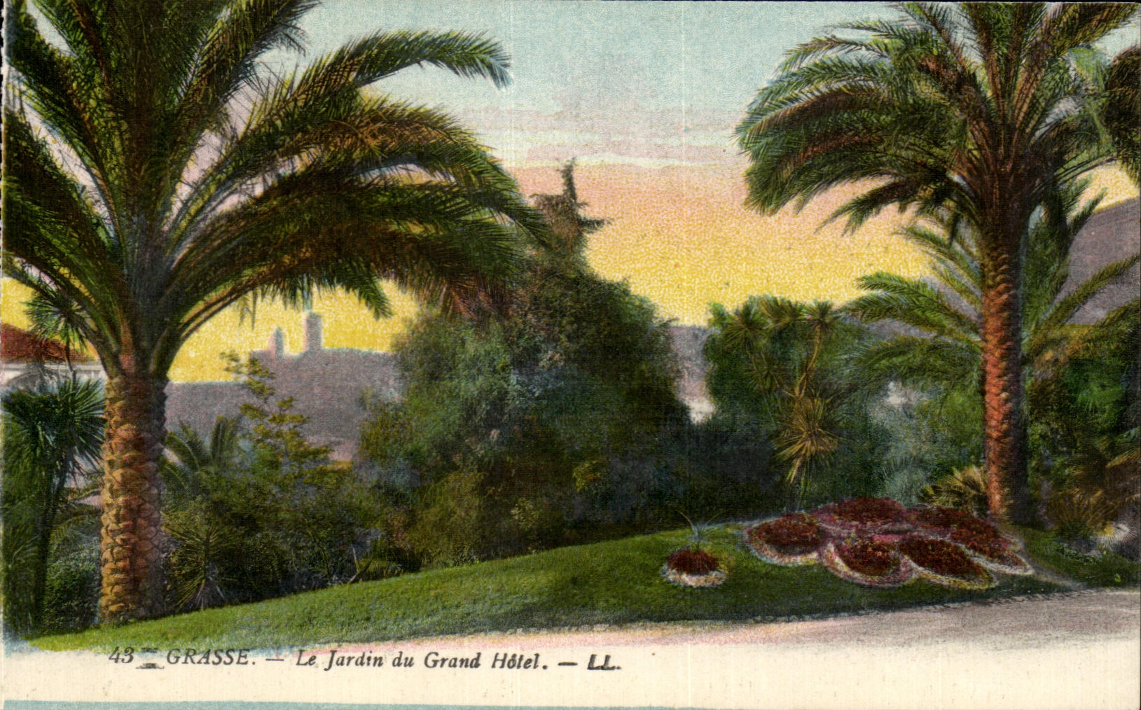 CPA Grasse Le Jardin du Grand Hotel