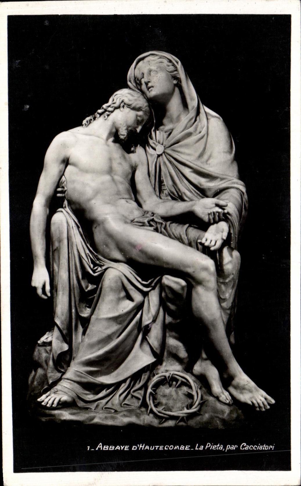 CPA Abbaye D'Hautecombe La Pieta par Cacciatori