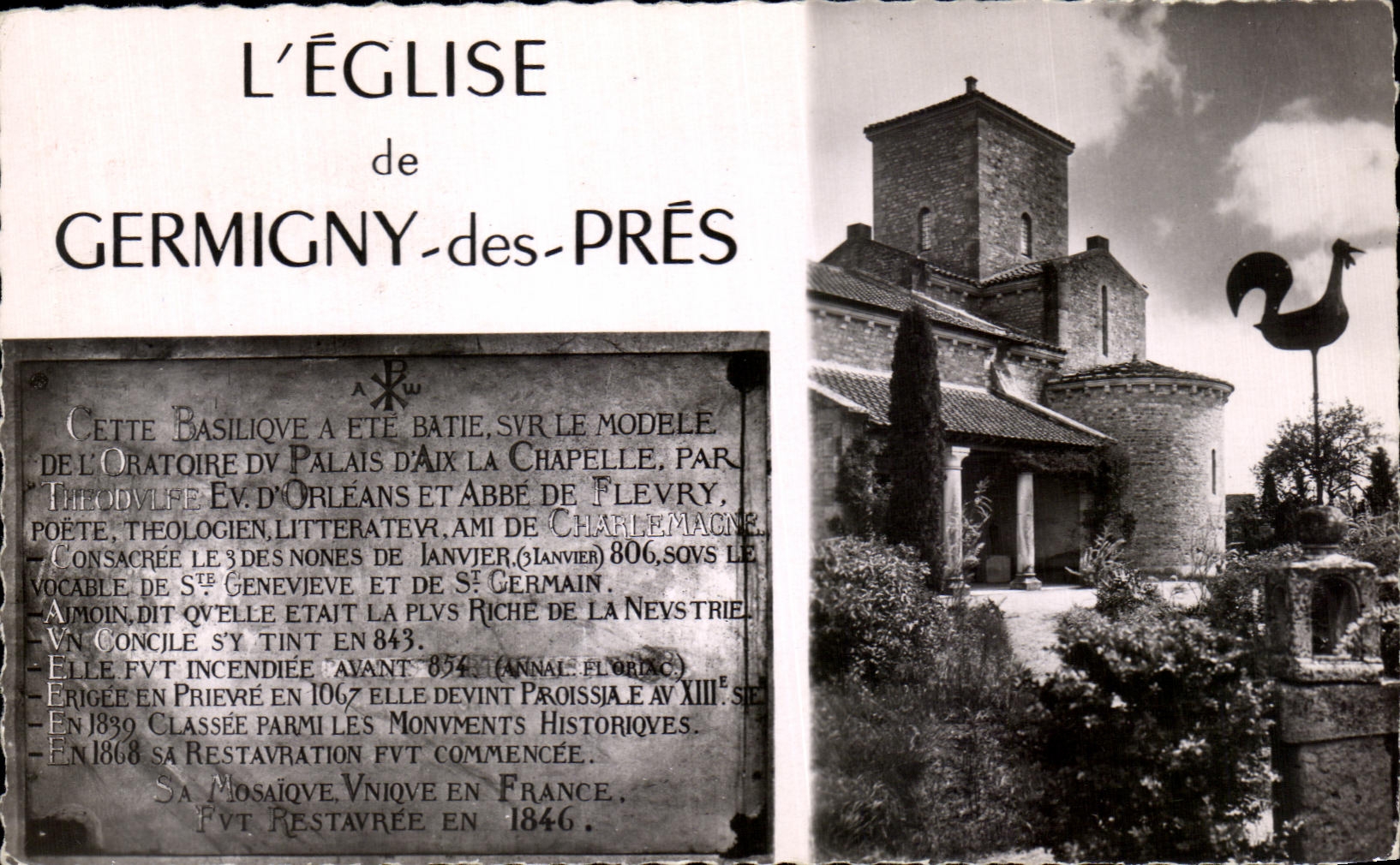 Die Kirche von Germigny-des-Prés — Basilikalkirche im Modell des Oratoriums des Palais d'Aix, geweiht im Jahr 806 — Éditions L'Étel, Germigny-des-Prés