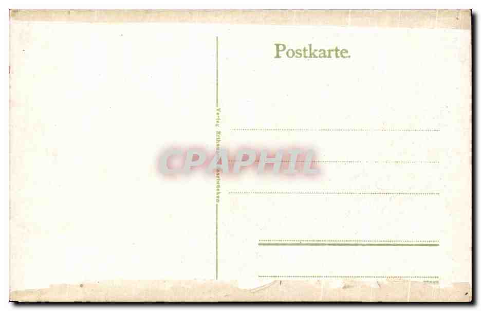 CPA Sarrbrucken Ehrental Cimeteriere — Back