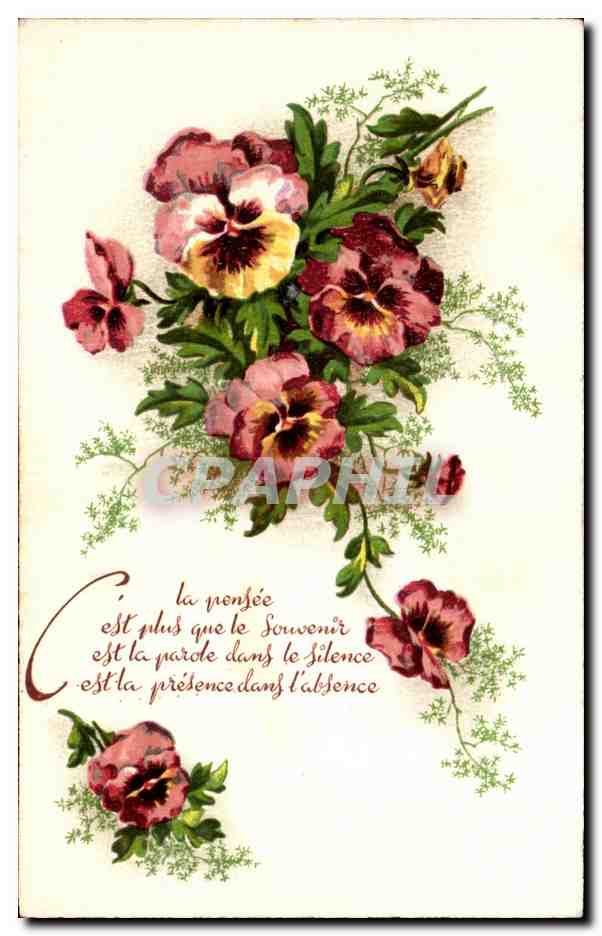 CPA Fantaisie Fleurs 