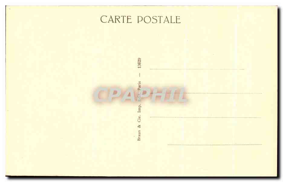 CPA Musee du Luxembourg Puvis de Chavannes L'Esperance — Verso