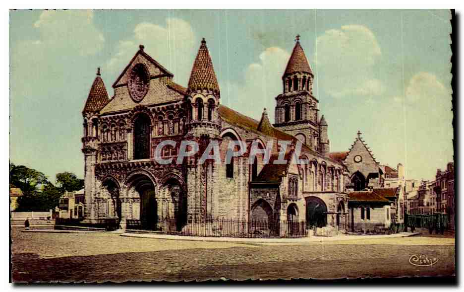 Poitiers (Vienne) — Église Notre-Dame (XIe s.) — Éditeur C. Wédon
