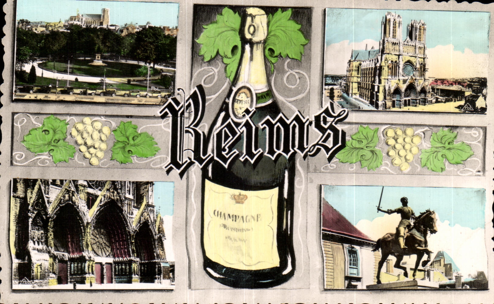 Reims — Champagne et monuments — Jacques Fréville, Reims