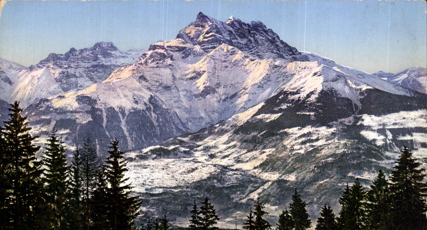 CPA La dent du midi