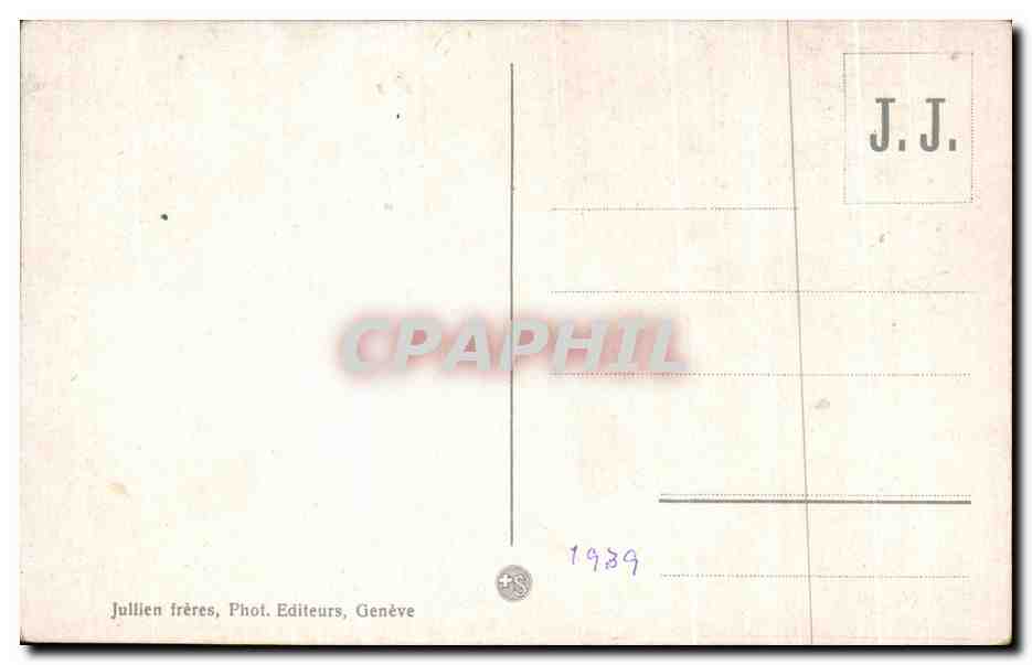 CPA La dent du midi — Rückseite