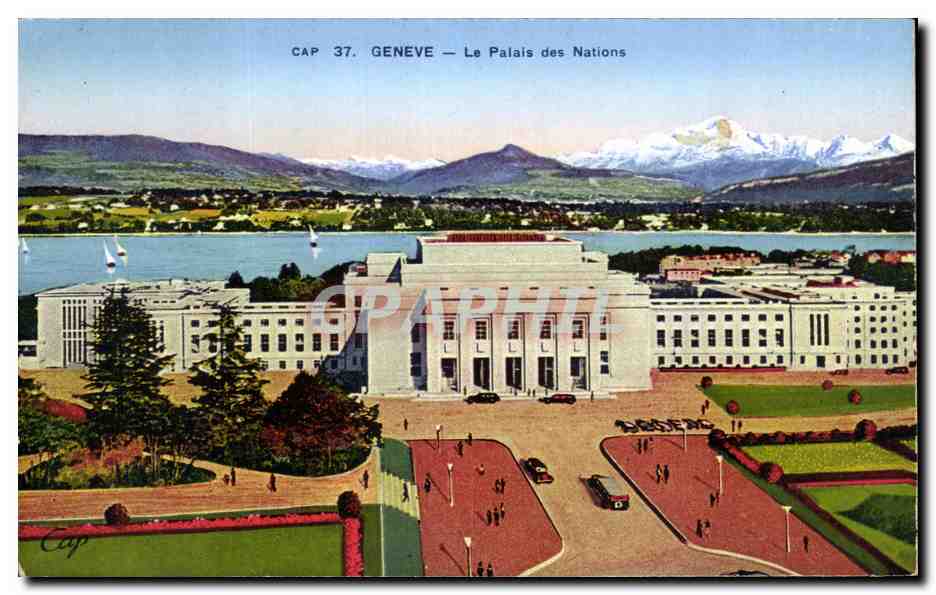 CPA Geneve Le Palais des Nations Suisse
