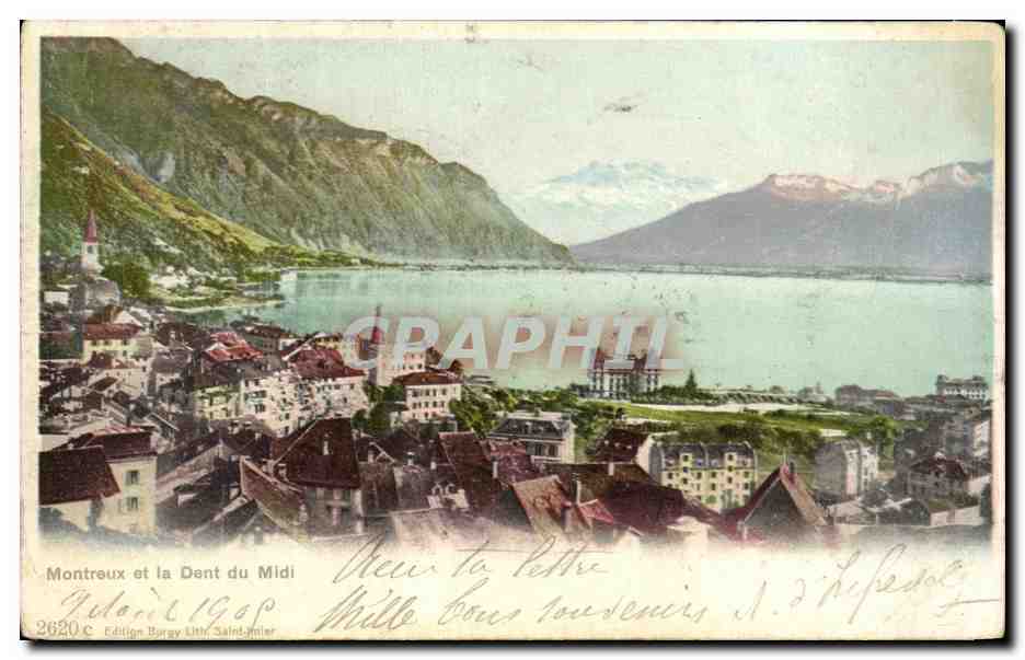 CPA Montreux et la Dent du Midi Suisse