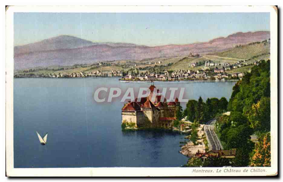 CPA Montreux le Chateau de chillon Suisse