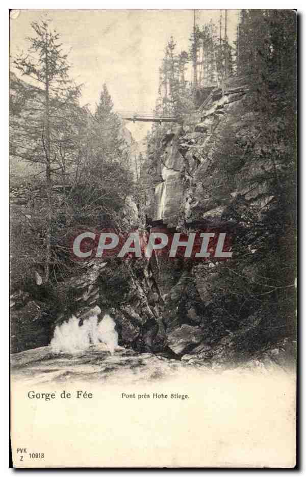 CPA Gorge de Fee Pont Pres Hohe Stiege Suisse