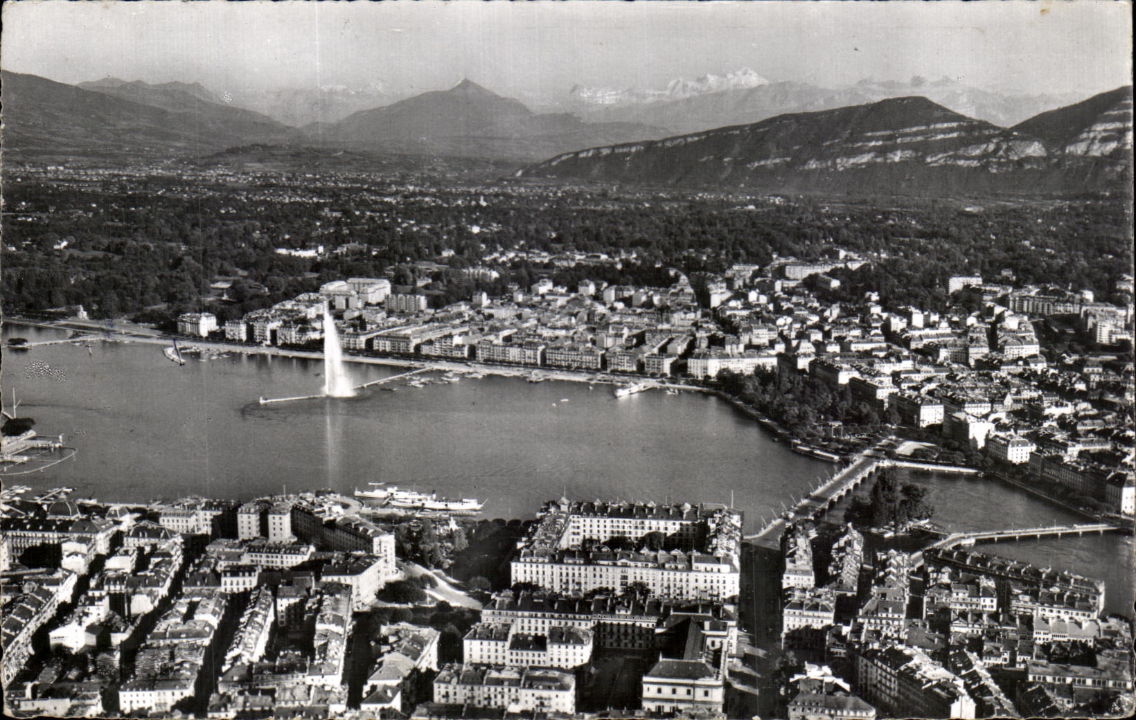 CPA Geneve et le Mont Blanc