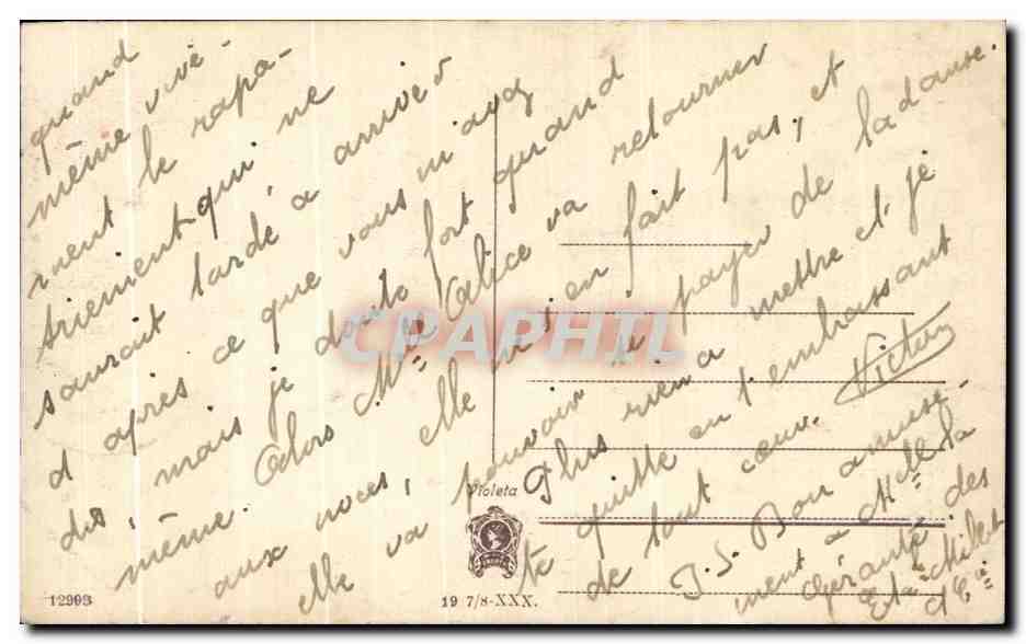 CPA Zagreb Prvostoina crkva Croatie Croatia — Verso