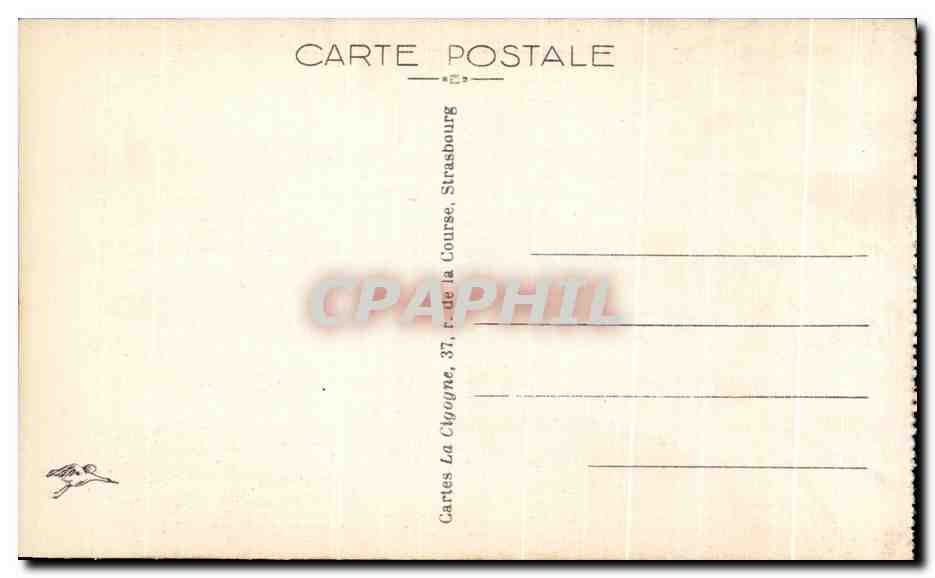CPA Metz Chambre de Commerce Statue Deroulede Tour Camoufle — Rückseite