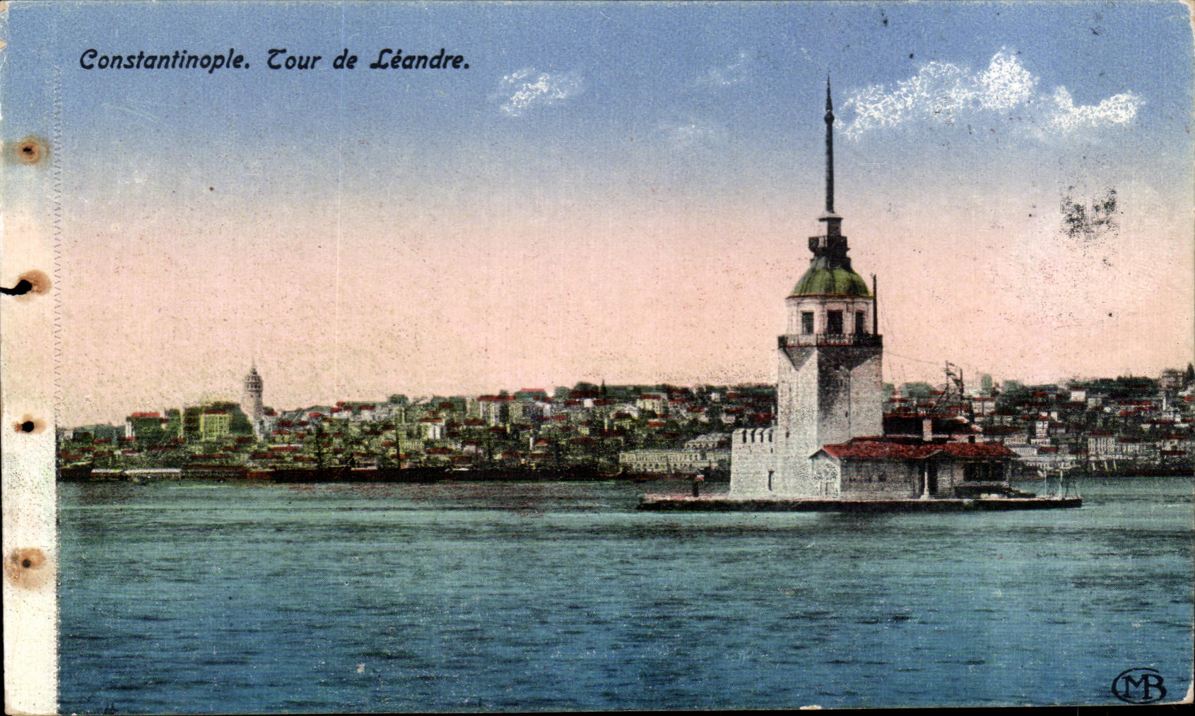 CPA Constantinople Tour de Leandre Turquie Turkey