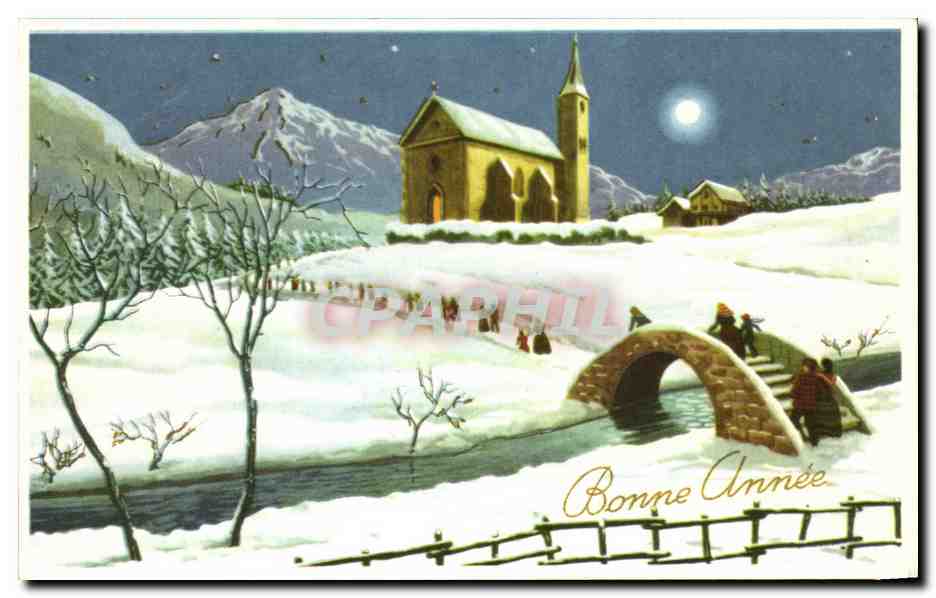 CPA Fantaisie Bonne Annee
