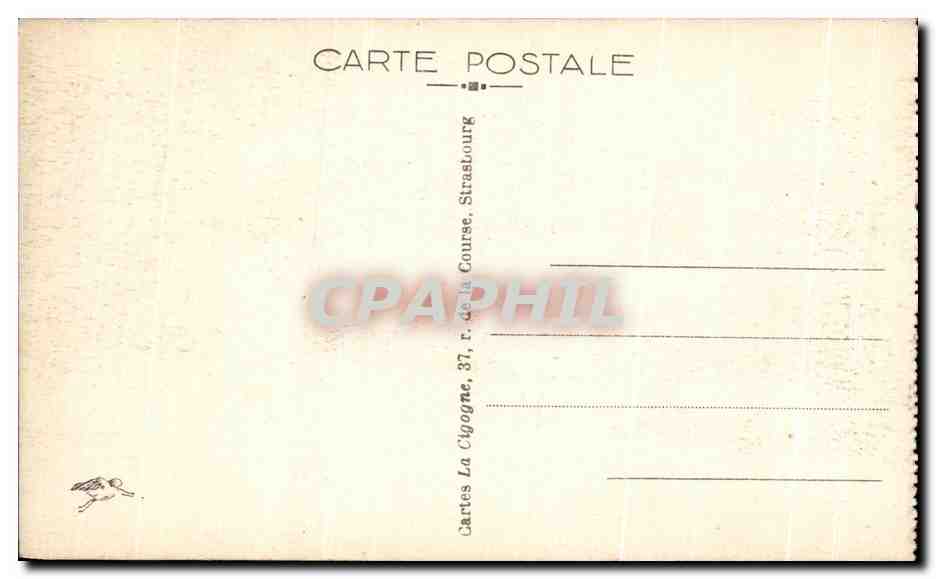 CPA Metz Le Palais Du Gouverneur — Rückseite