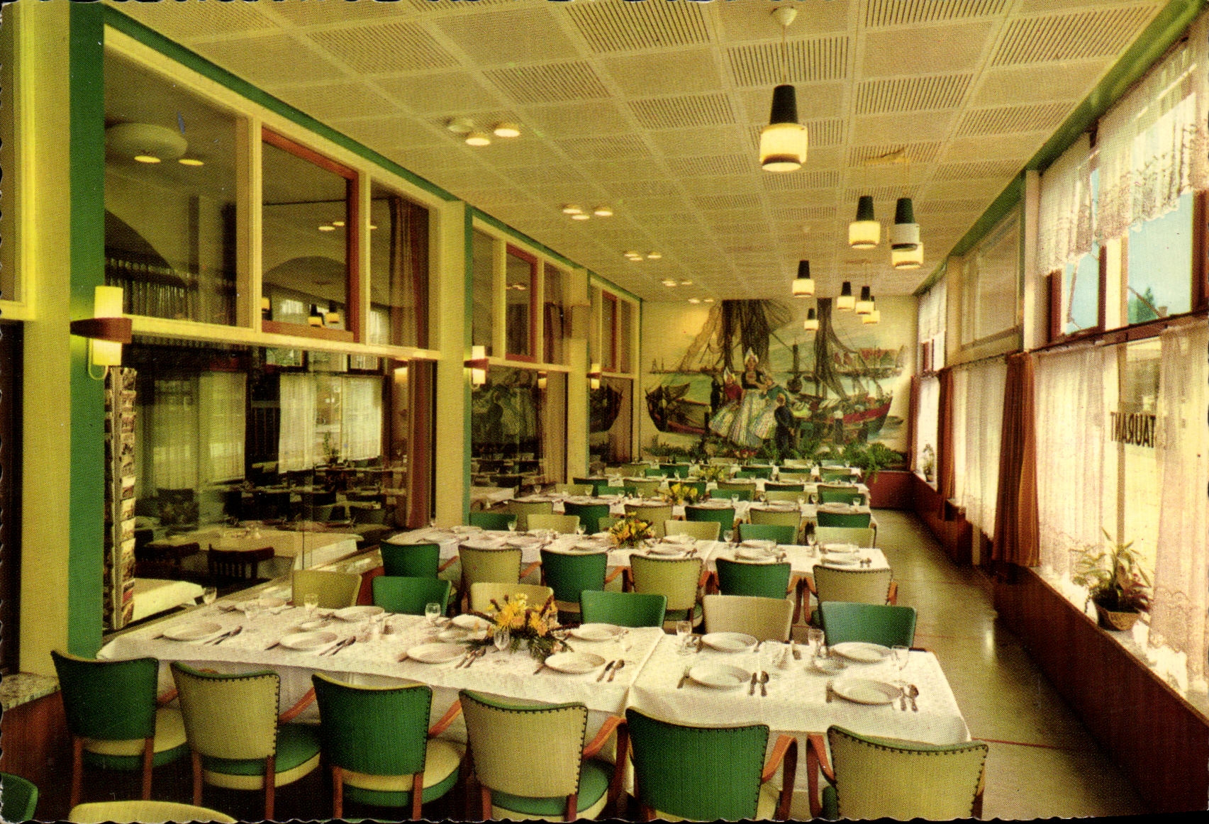 CPA Restaurant Volendam Teles Klein Zaal Personen