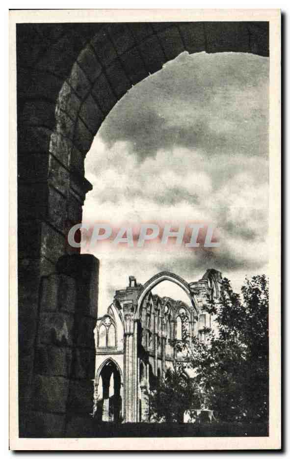 CPA Notre Dame D'Ourscamp Ruines de I'ancienne Eglise Abbatiale