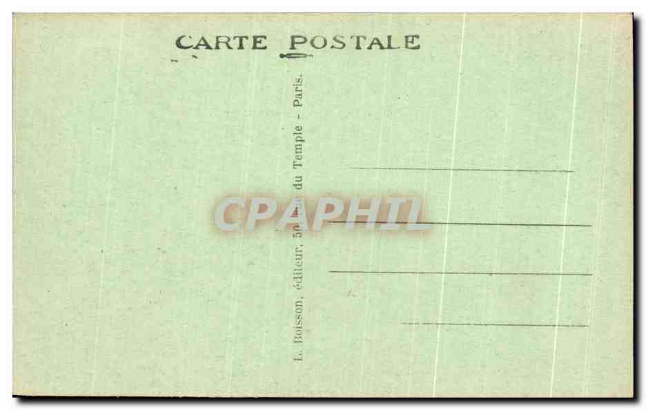 Paris-Montmartre — Basilique du Sacré-Cœur — éditeur L. Boisson — Rückseite