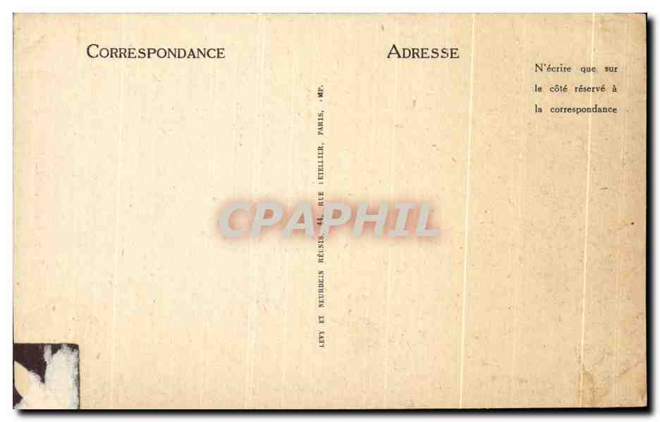 CPA Paris Notre Dame La Nef — Verso