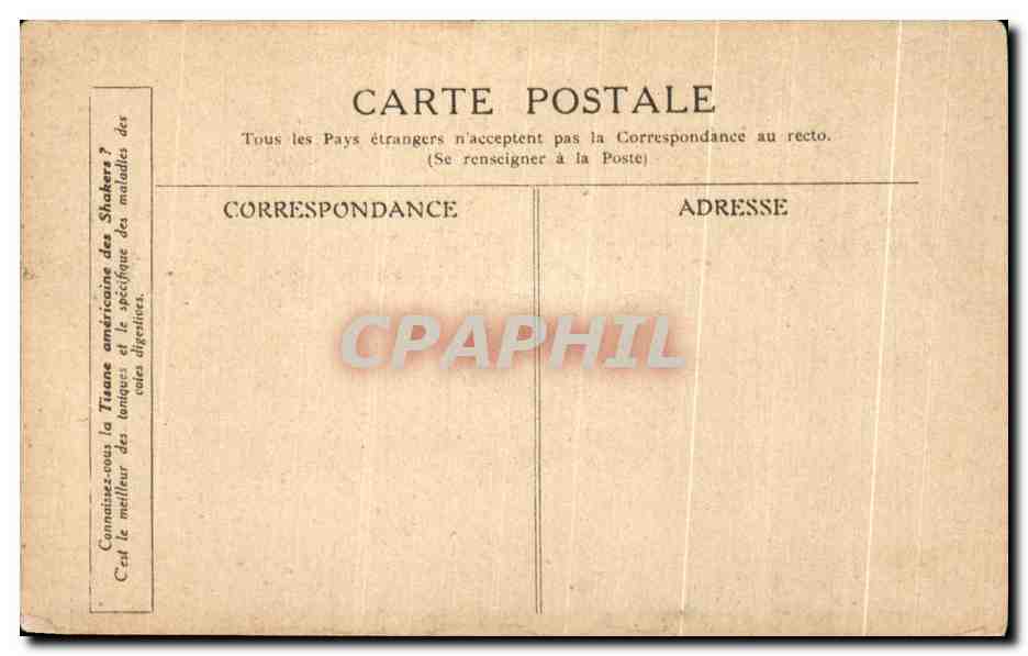 CPA Rouget De Lisle Chantant pour la premiere Fois la Marseillaise — Verso