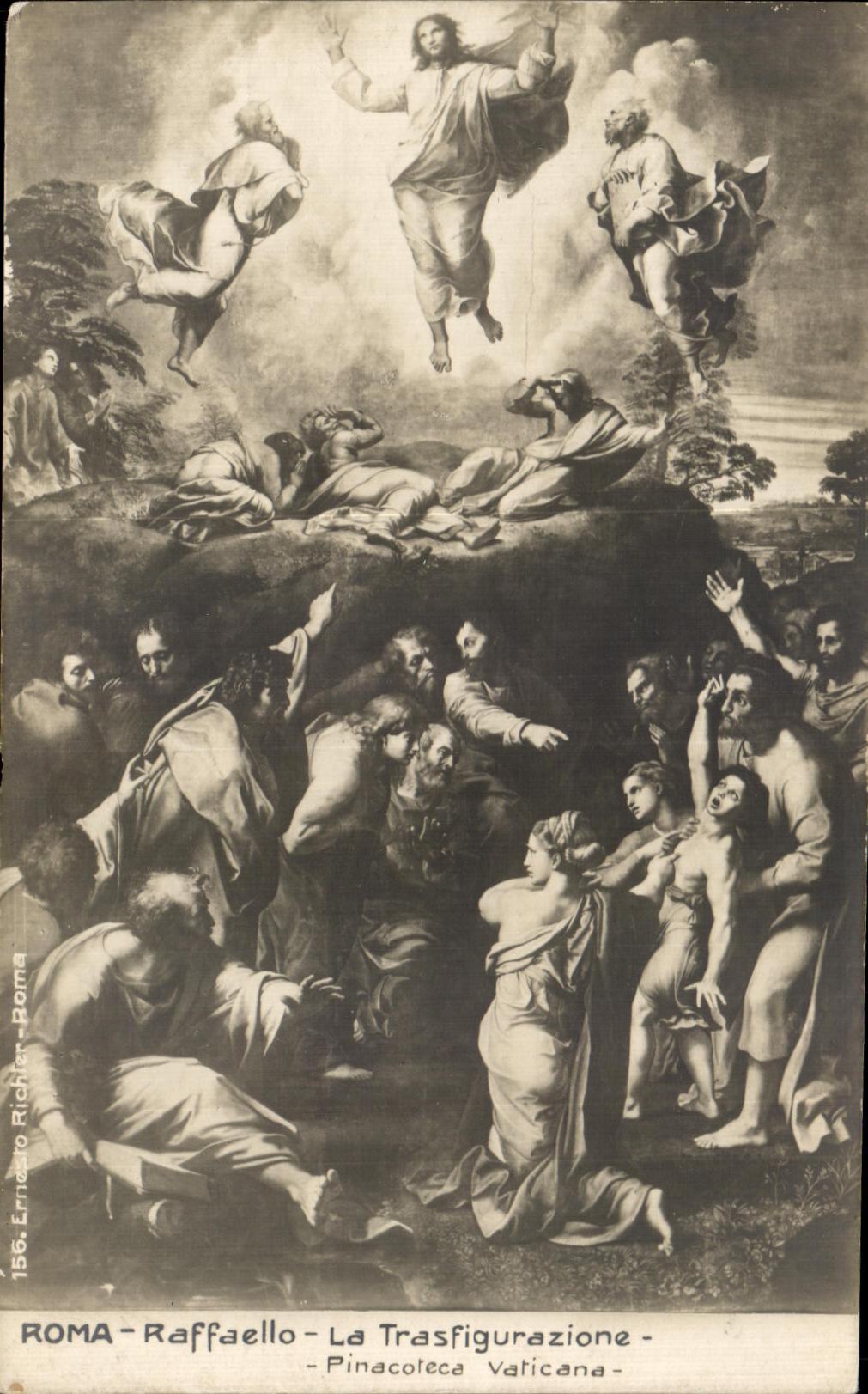 CPA Roma Raffaello La Trasfigurazione Vatican