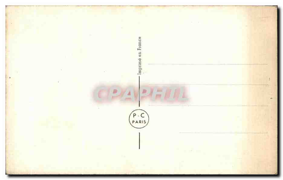 CPA Fantaisie Fleurs Fer a cheval — Rückseite